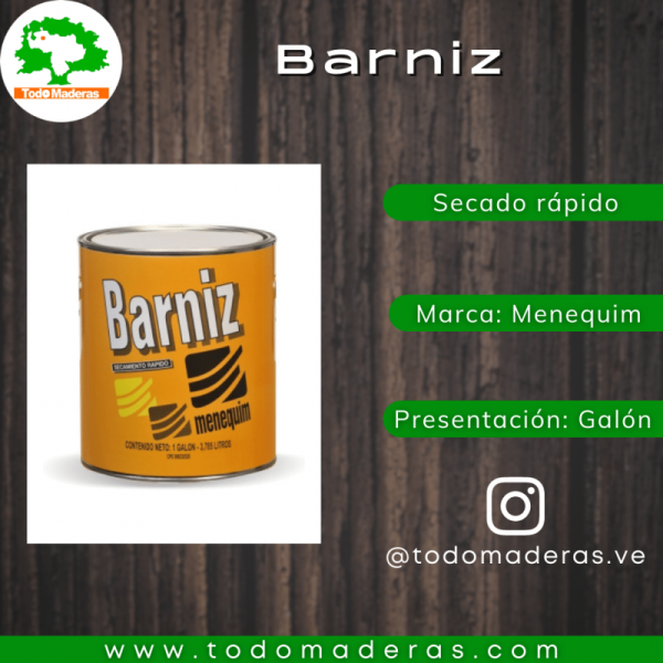 Barniz Secado Rapido