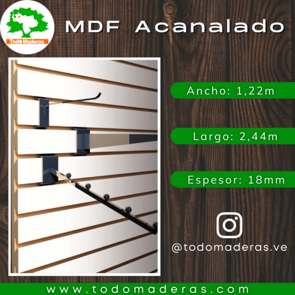 MDF Acanalado